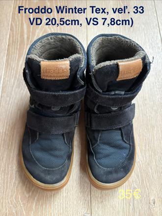 Zimné čižmy froddo winter tex veľ. 33, froddo,33