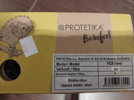 Barefoot fox bavy 34, protetika,34