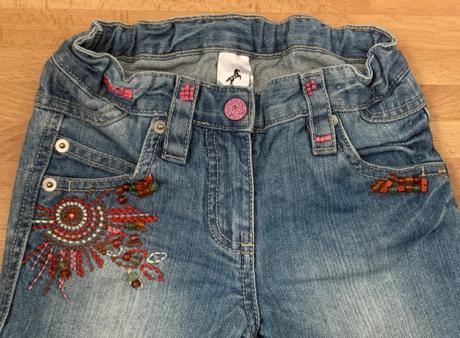 Palomino rifľové krátke nohavice s výšivkami, palomino,122