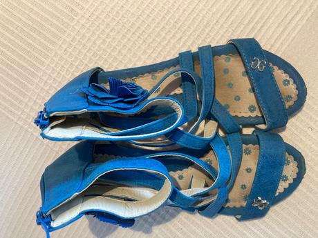 Modré sandále, 34