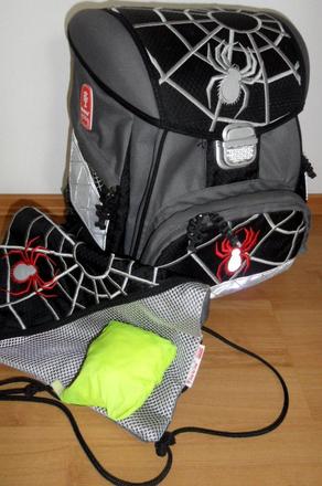 Skolska taska hama step by step, vreckom na papuce,