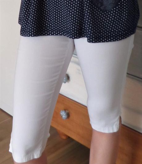 3/4 elastické nohavice, 34