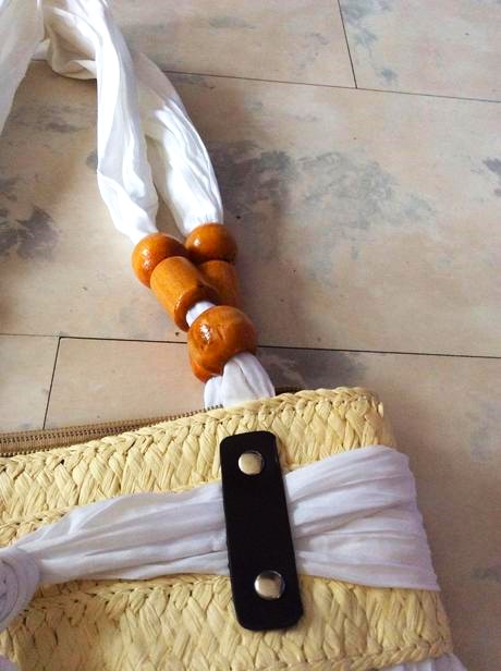 Naturálna letná veľká kabela,