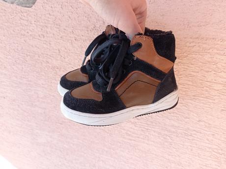 Prechodné kožené topánky friboo, 24