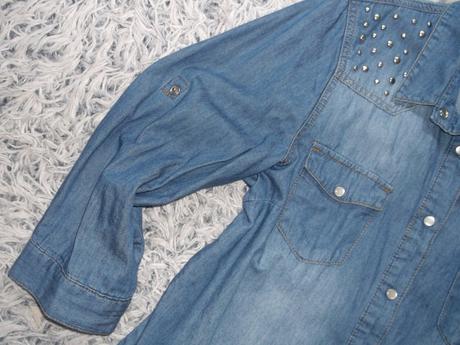 Riflová košeľa yessica m, yessica,m