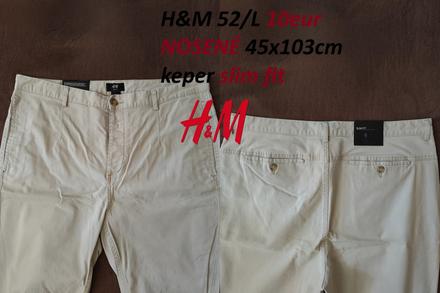 Nohavice hm, h&m,52