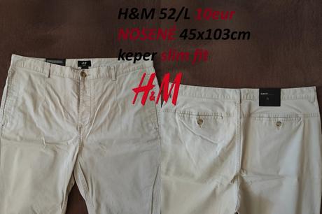 Nohavice hm, h&m,52