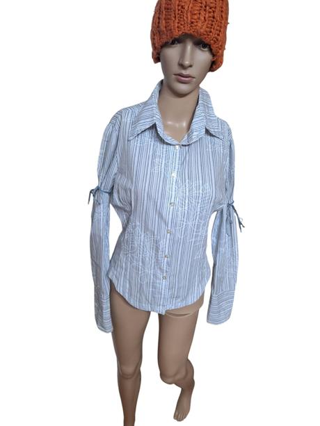 Dámska blúzka so šnúrkou na rukávoch, 38