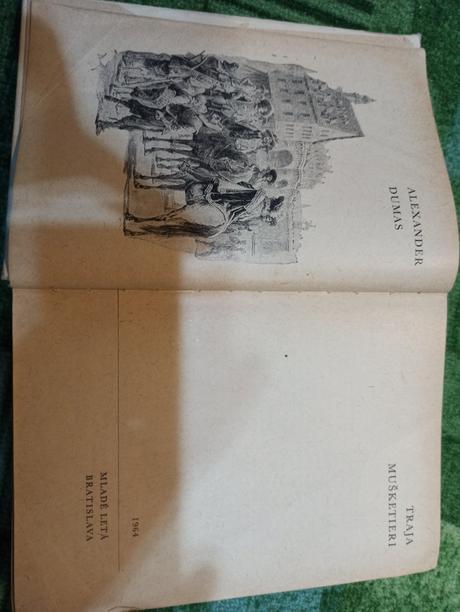 - kniha traja musketieri,1964, 