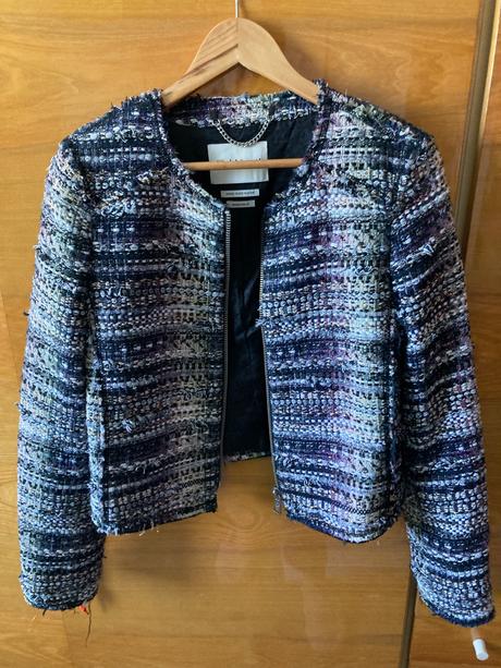 Rich & royal boucle sako kabátik č. 40, 40