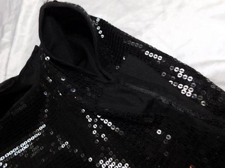 Velmi pekne flitrovane šaty, george,104