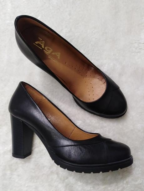 Dámske kožené lodičky 421b, 35