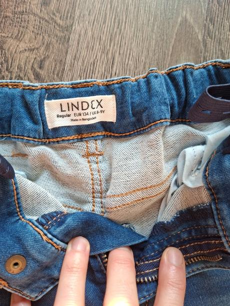 Skvele kratke riflove nohavice lindex vel.134, lindex,134