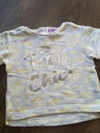 Kvietkovane tričko, f&f,122