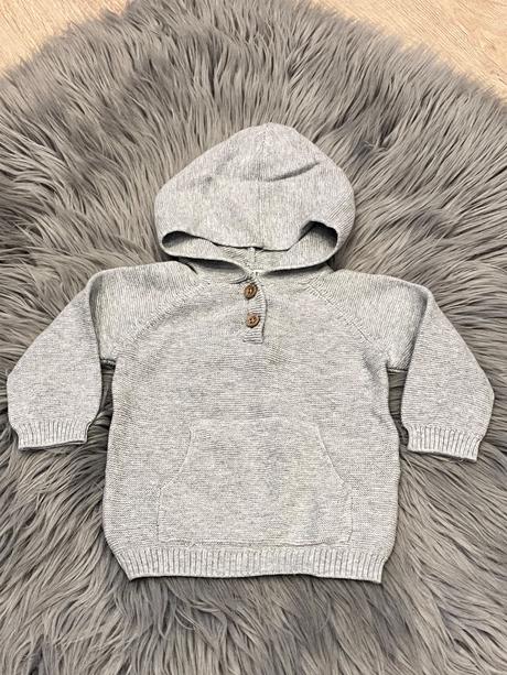 Chlapčenský sveter s kapucňou (62), f&f,62