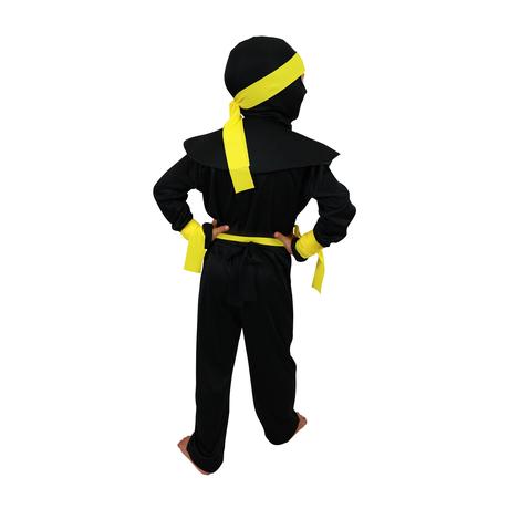 Rappa detský kostým žltý ninja,