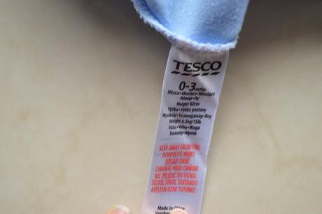 Bledomodré tričko s dlhým rukávom 0-3m, tesco,56