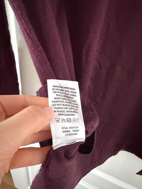 Gaštanový vlnený sveter, m