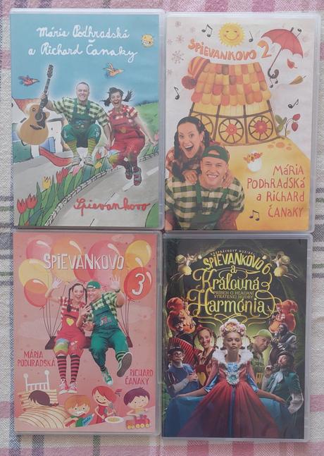 Spievankovo 1 - 3 a kráľovná harmónia dvd,