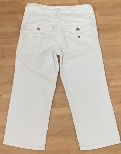 Tommy hilfiger biele krátke rifle, tommy hilfiger,140