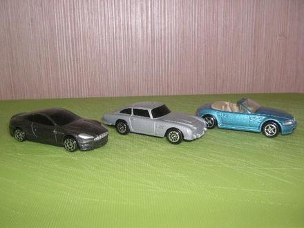 Autíčka james bond, 