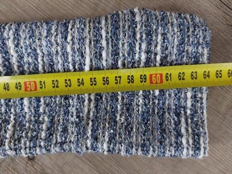 Modré melírované šaty, street one,38