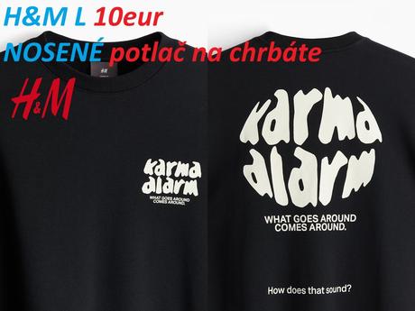 Mikina hm čierna, h&m,l