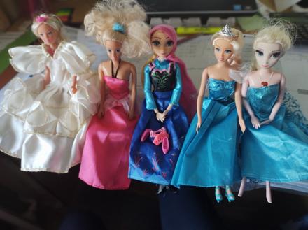 Barbie, elza a anna, 