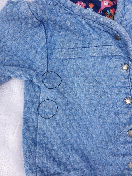 Dievčenská ľahká riflová bunda, 86