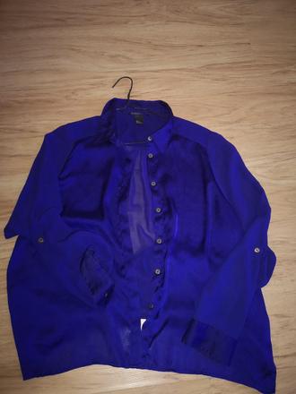 Fialová košeľa, h&m,l