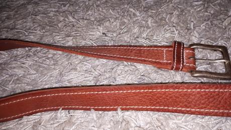 Kožený opasok m/l    80 - 95 cm, 