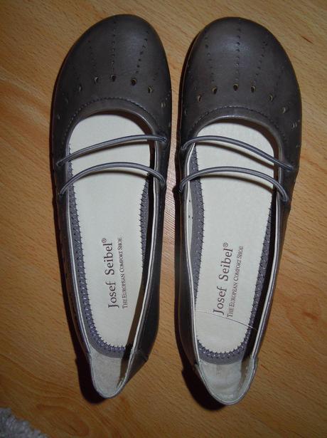 Kožené balerínky josef seibel, 36