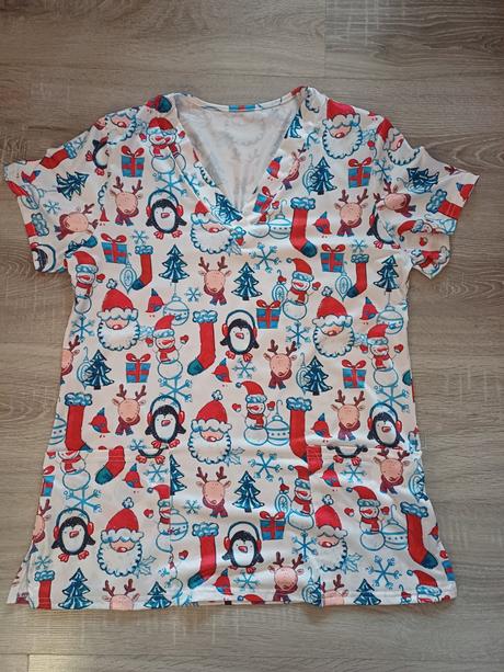 Zdravotná blúza vianočná, l