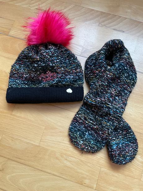 Čiapka + šál, broel,122