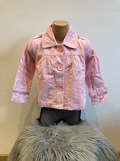 Dievčenský menčestrový kabát tenký h&m (4-5 r.), h&m,110