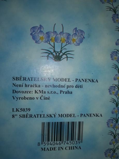 Bábika porcelánová,