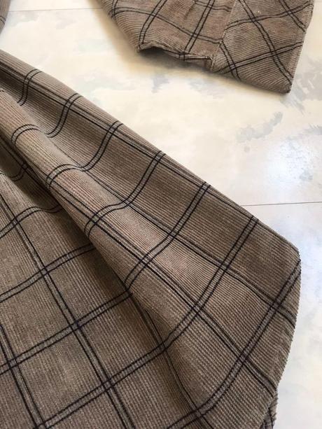 Teplá manchestrová košeľa 45/46, 4xl