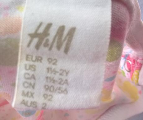 Tričko s motýlikmi 110, h&m,92