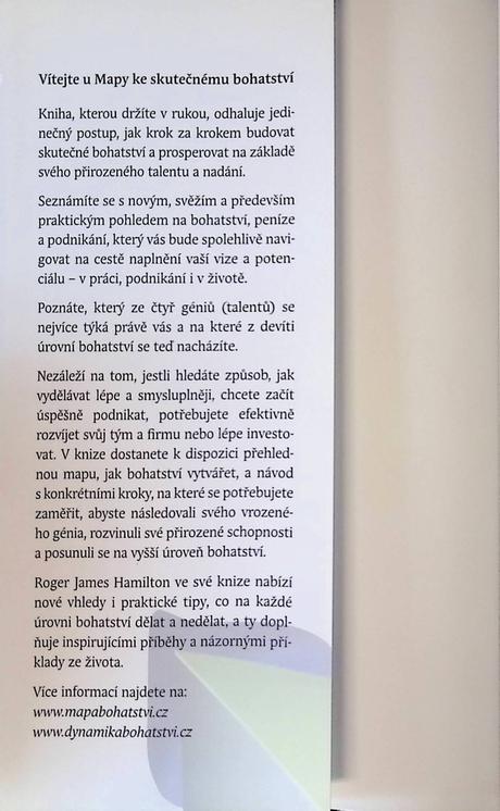 Mapa ke skutečnému bohatství -roger james hamilton,