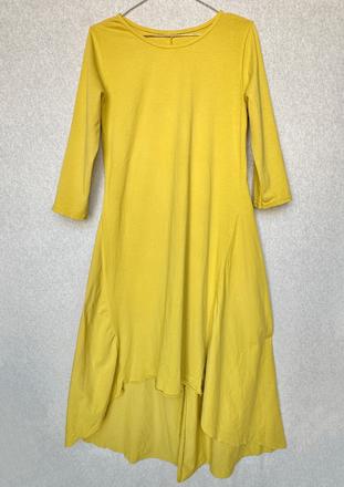 Midi šaty z bavlneného úpletu, 