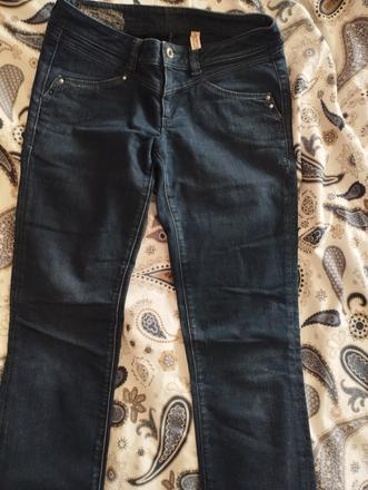 Tmavomodré rifle vero moda m, vero moda,m