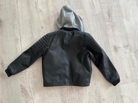 H&m zateplena kozenka s kapucnou, h&m,128