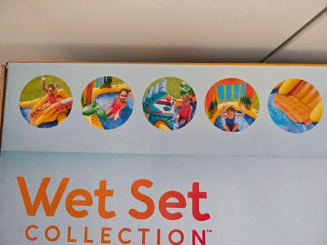 Detský bazén vodný svet dinosaurus so šmykľavkou,