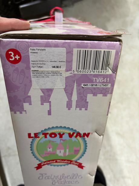 Le toy van - palác pre bábiky fairyball, 