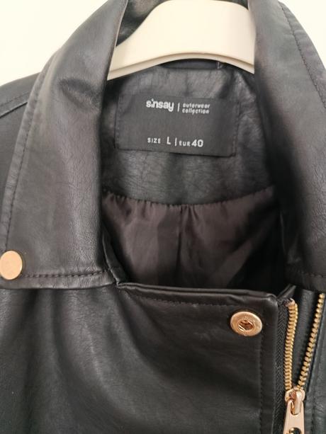 Kožená bunda, sinsay,l
