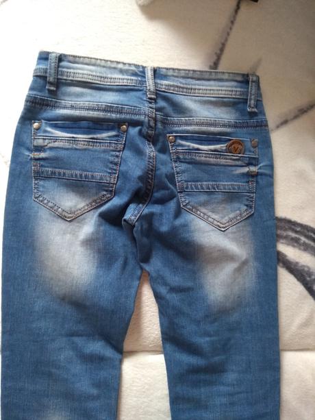 Chlapčenské rifle, denim,26