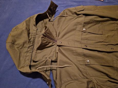 Parka / tmavozelená pánska bunda, m