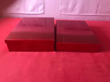 Krabicky darcekove, krasne, trblietave, 2 ks, 