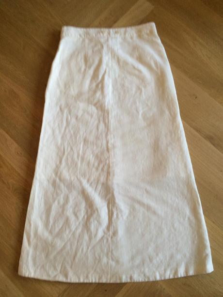 Dlhá sukňa vo farbe slonovej kosti, xs