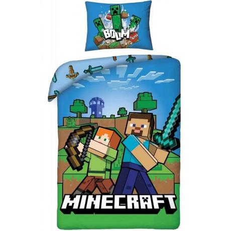 Obliečky minecraft, šírka (cm): 140,dĺžka (cm): 200